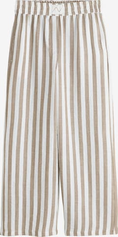 Next Широкий Штаны в Бежевый: спереди