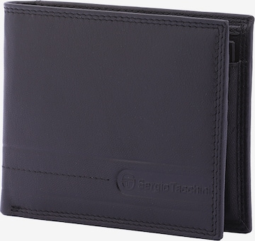 Portamonete di Sergio Tacchini in nero: frontale