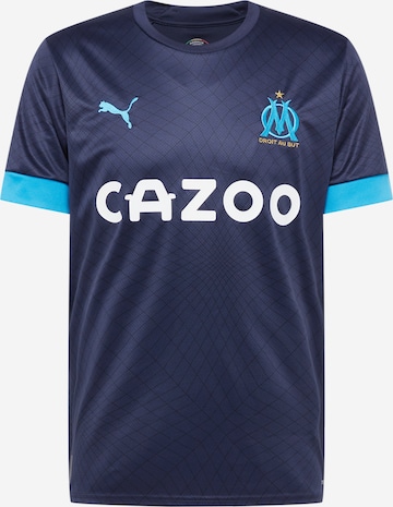 PUMA - Camiseta de fútbol en azul: frente