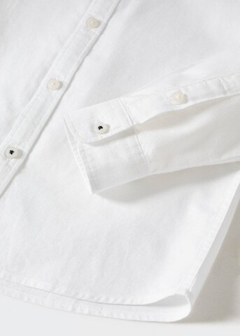 MANGO KIDS Regularny krój Koszula 'Oxford' w kolorze biały