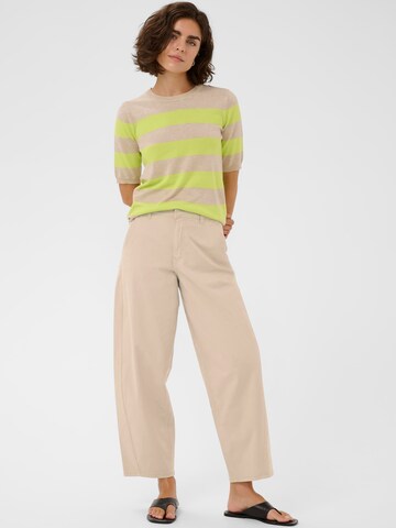 Barrel Pantaloni 'KAmette' de la Kaffe pe bej