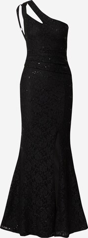 Sistaglam Evening Dress 'ANTHEA' in Black: front