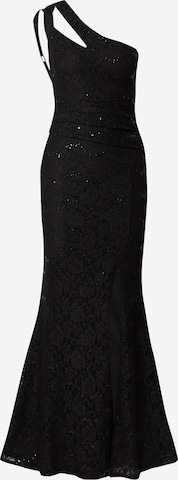 Sistaglam Suknia wieczorowa 'ANTHEA' w kolorze czarny: przód