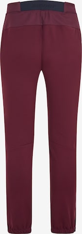 ZIENER Regular Workout Pants in Red