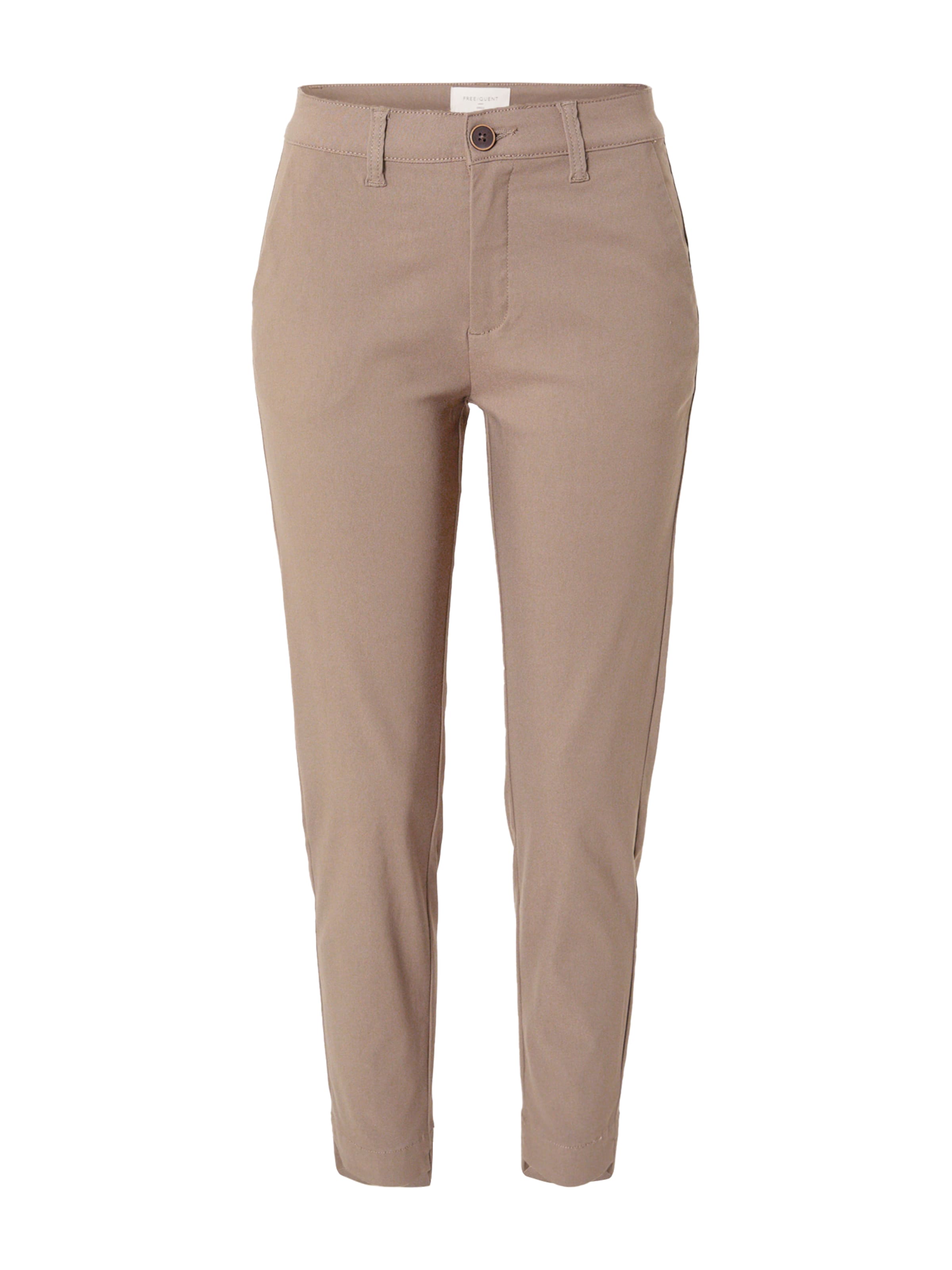 Freequent Regular Chino trousers 'REX' in Brown: front
