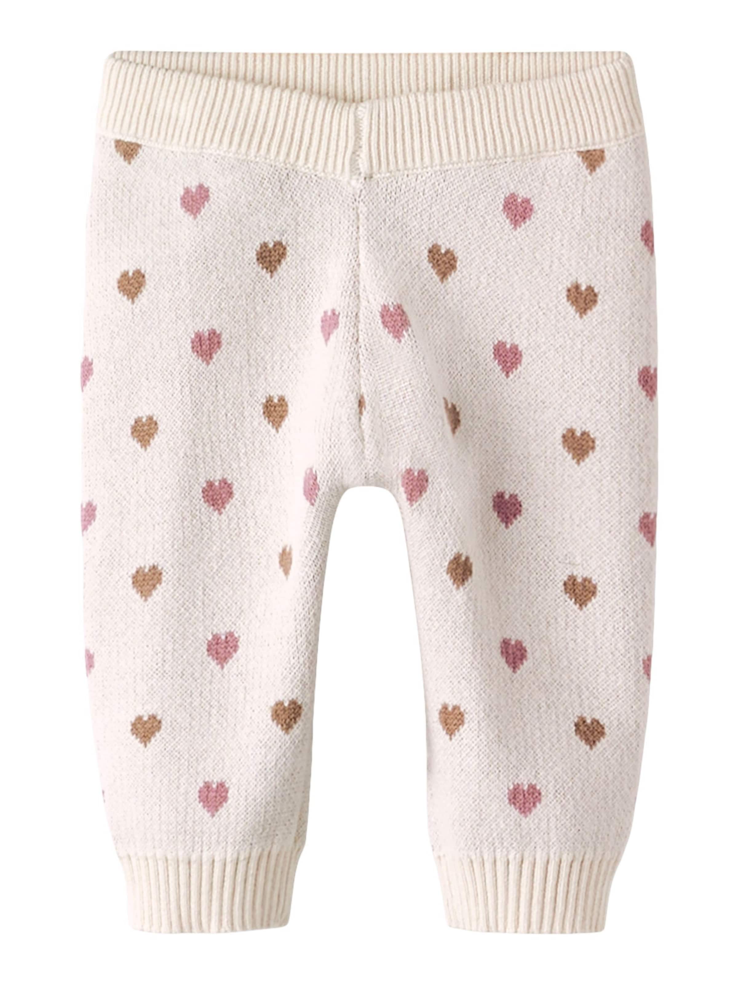 Lil'Atelier Regular Broek in Wit: voorkant