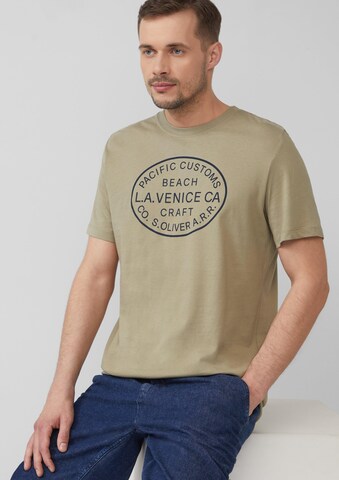 s.Oliver T-Shirt in Grün