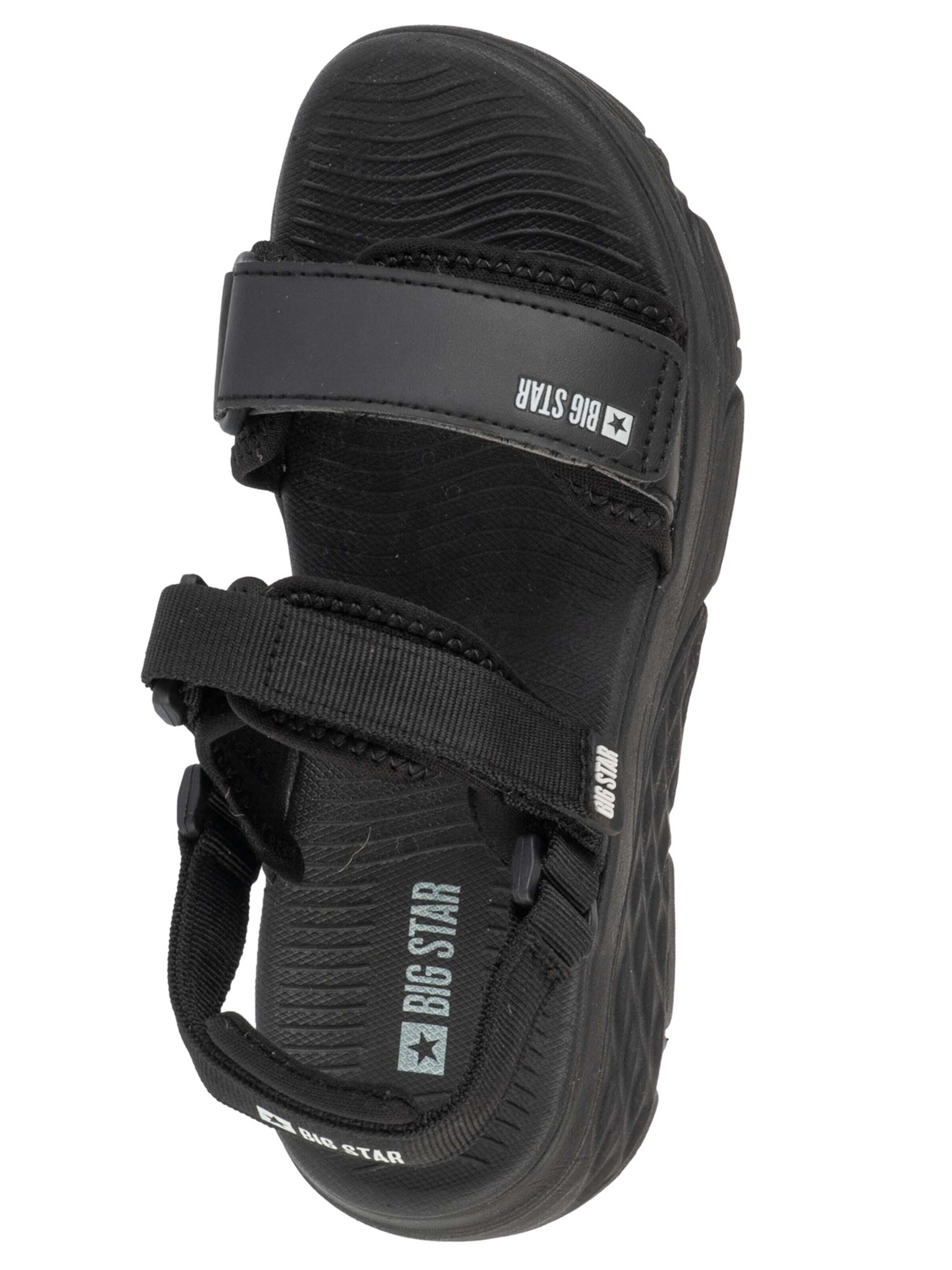 BIG STAR Wandelsandalen 'RR274A0' in Zwart