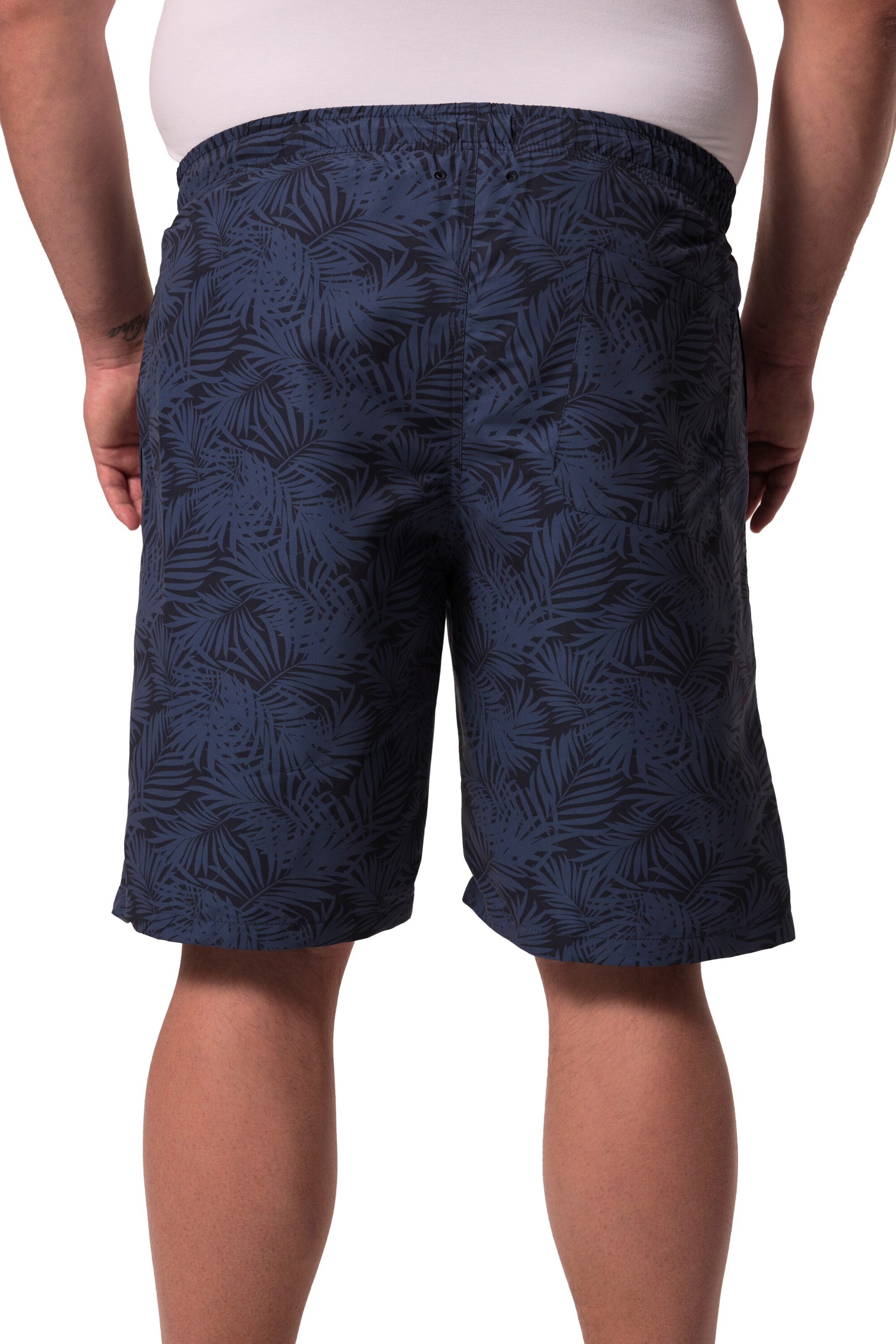 Men Plus Zwemshorts in Blauw