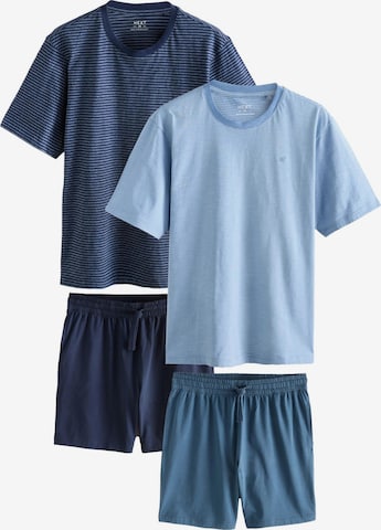 Next Lyhyt pyjama värissä sininen: etupuoli