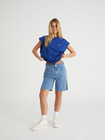 millane - Camisa 'Gina' em azul