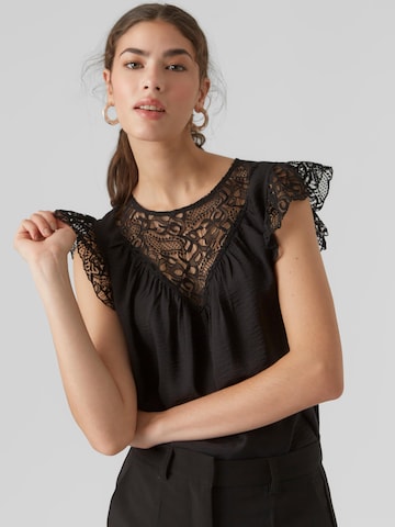 Camicia da donna 'PURA' di VERO MODA in nero