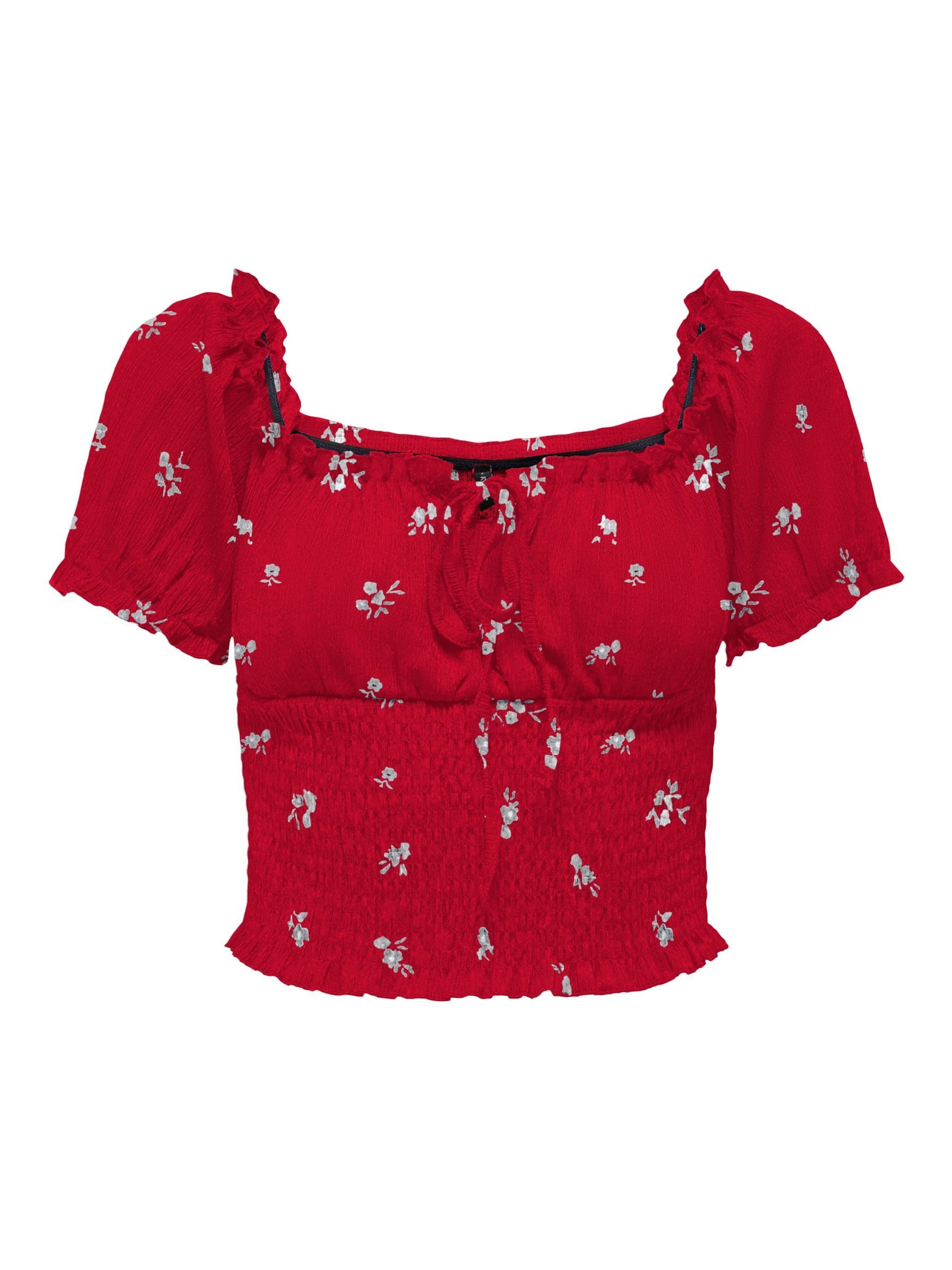 Chemisier 'ONLHillary' ONLY en rouge : devant