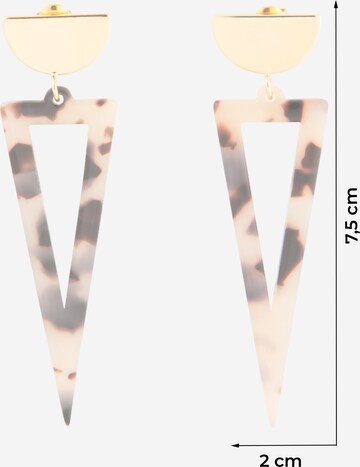 Fräulein Wunder Earrings 'Agnes' in Beige