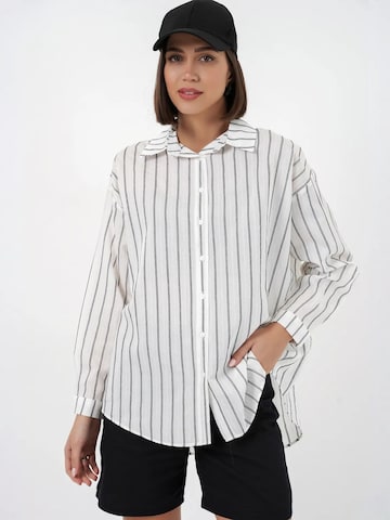 Bigdart Bluse in Weiß: Vorderseite