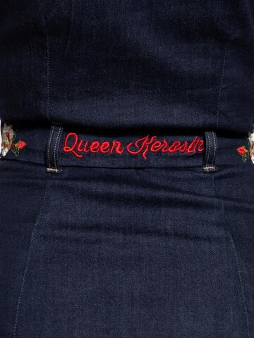 Queen Kerosin Kleid‌ in Blau