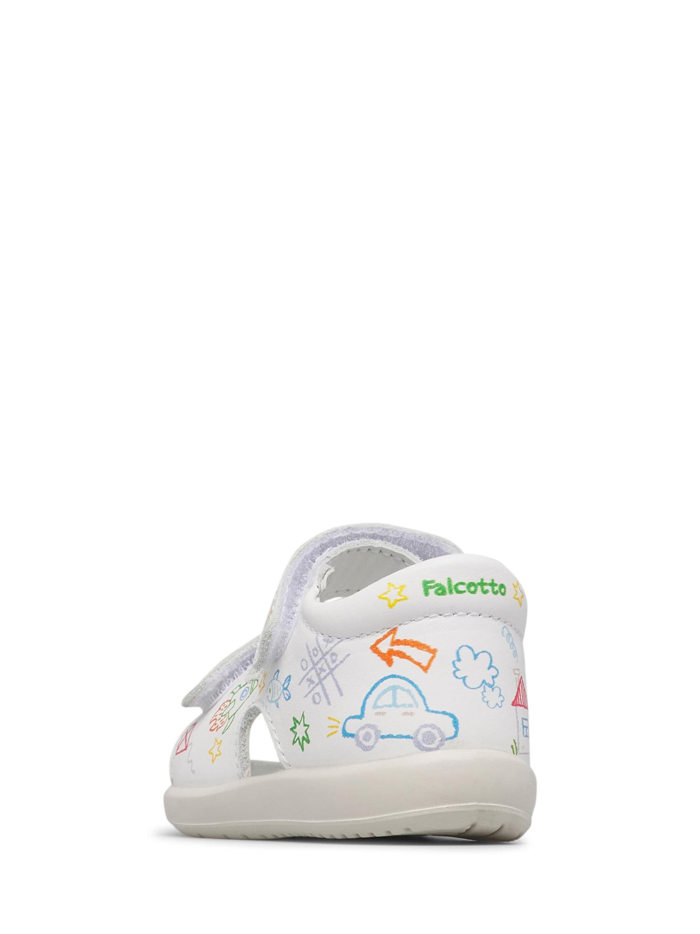 Falcotto Offene Schuhe 'FLIMPY'‌‌‌‌‌‌ in Weiß