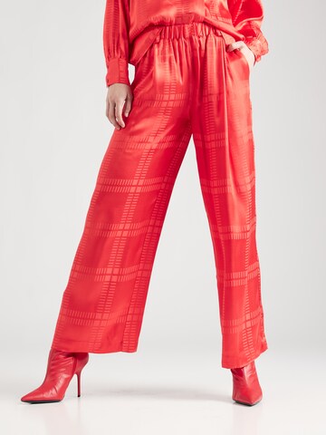 Soft Rebels Zvonové kalhoty Kalhoty 'Aida' – červená: přední strana