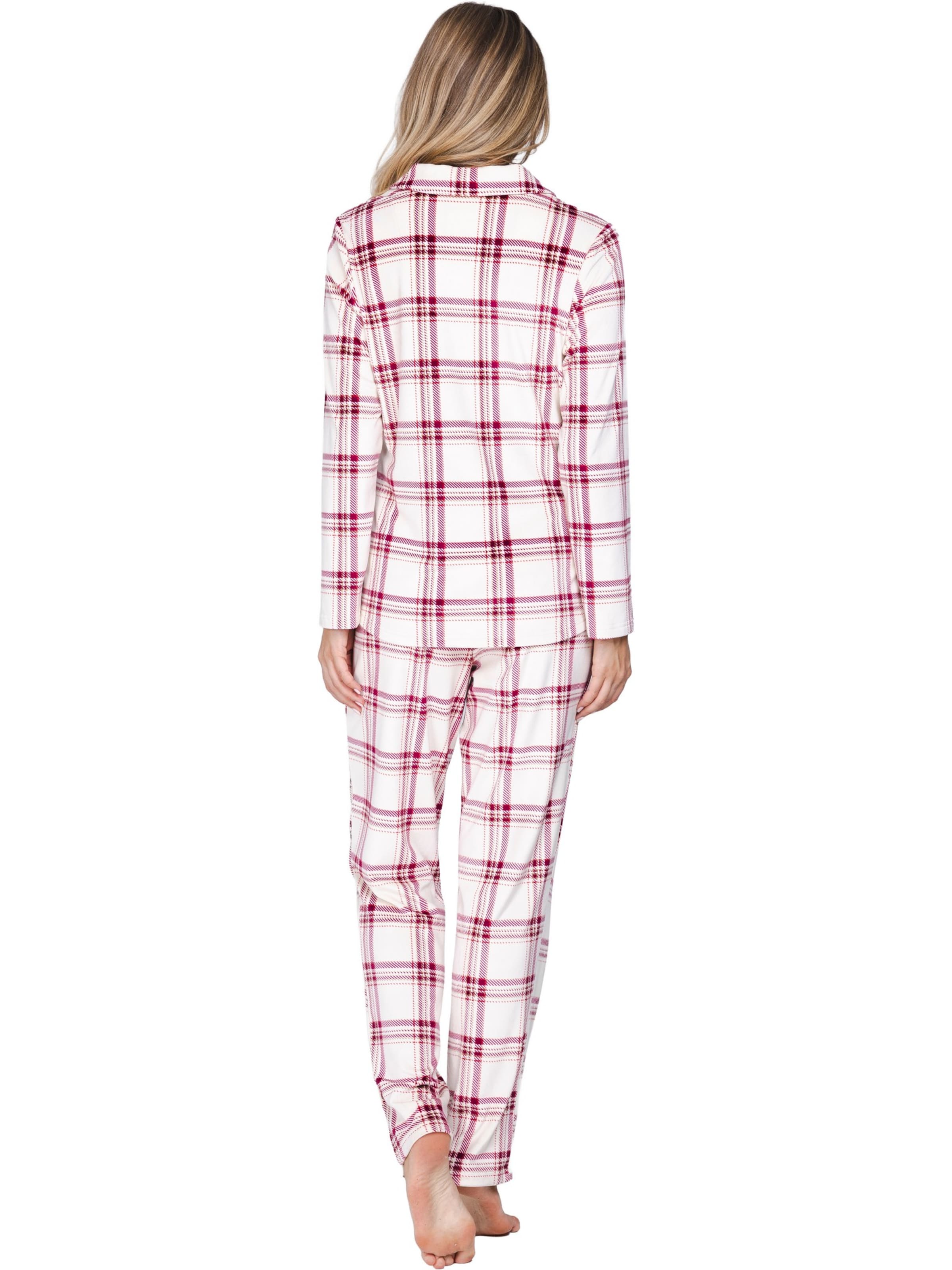 Pastunette Pyjama 'Rosewood Comfort' in Beige