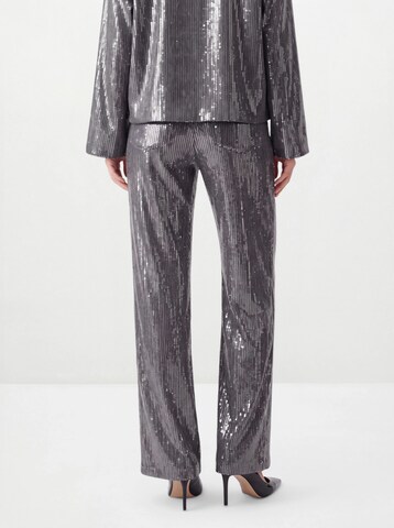 Wide leg Jeans 'Sequin' di Hoermanseder in grigio