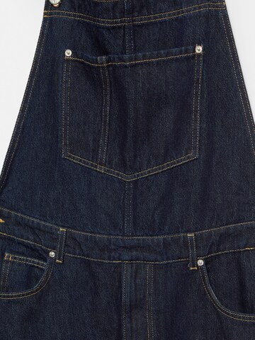 Pull&Bear Regular Dungaree jeans 'PETO' in Blue