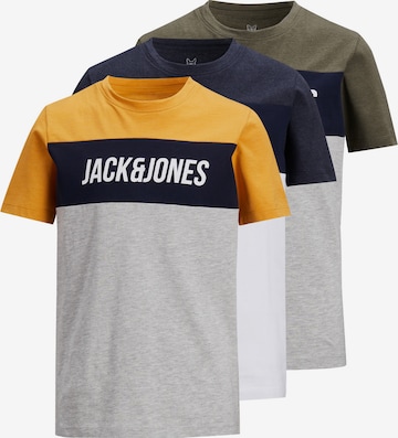 T-Shirt 'Temp' Jack & Jones Junior en mélange de couleurs : devant