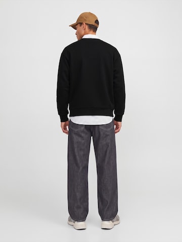 JACK & JONES Sweatshirt 'JACOLLIE' in Zwart