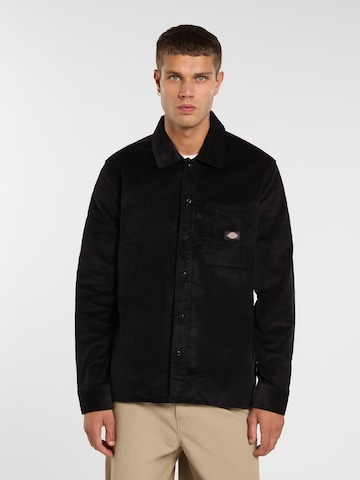 DICKIES - Ajuste regular Camisa en negro: frente