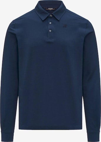 Pull-over 'K-WAY TIBOR LT STRETCH JERSEY SLIM Maglieria' K-Way en bleu : devant