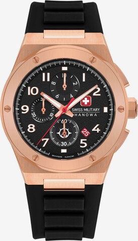 SWISS MILITARY HANOWA Analog watch 'Sonoran Chrono' in Black: front