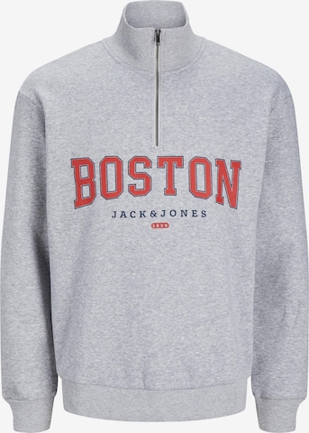 JACK & JONES Μπλούζα φούτερ 'Bradley Cedric' σε γκρι: μπροστά