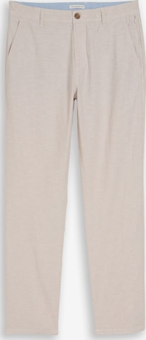 TOM TAILOR Regular Chino trousers in Beige: front