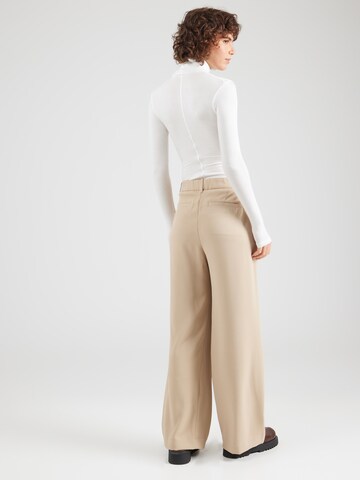 Wide leg Pantaloni con pieghe '365' di GAP in beige