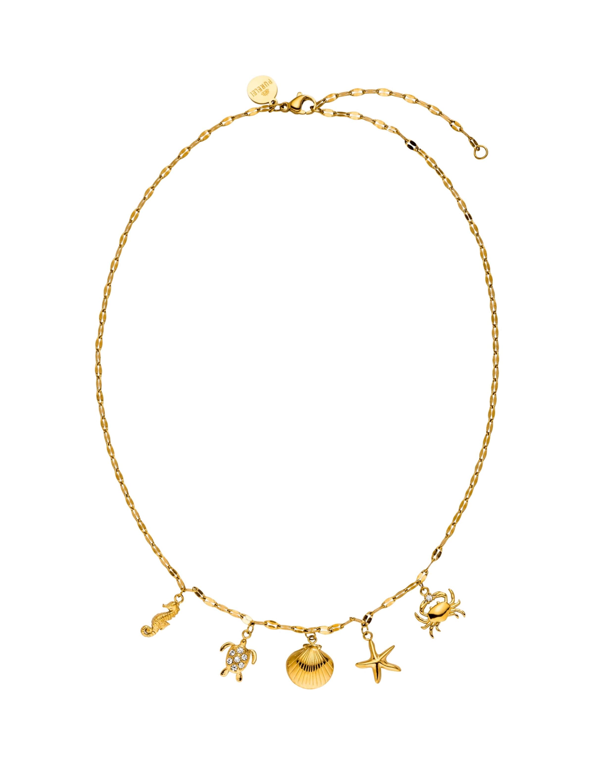 Chaîne 'Underwater World' PURELEI en or : devant