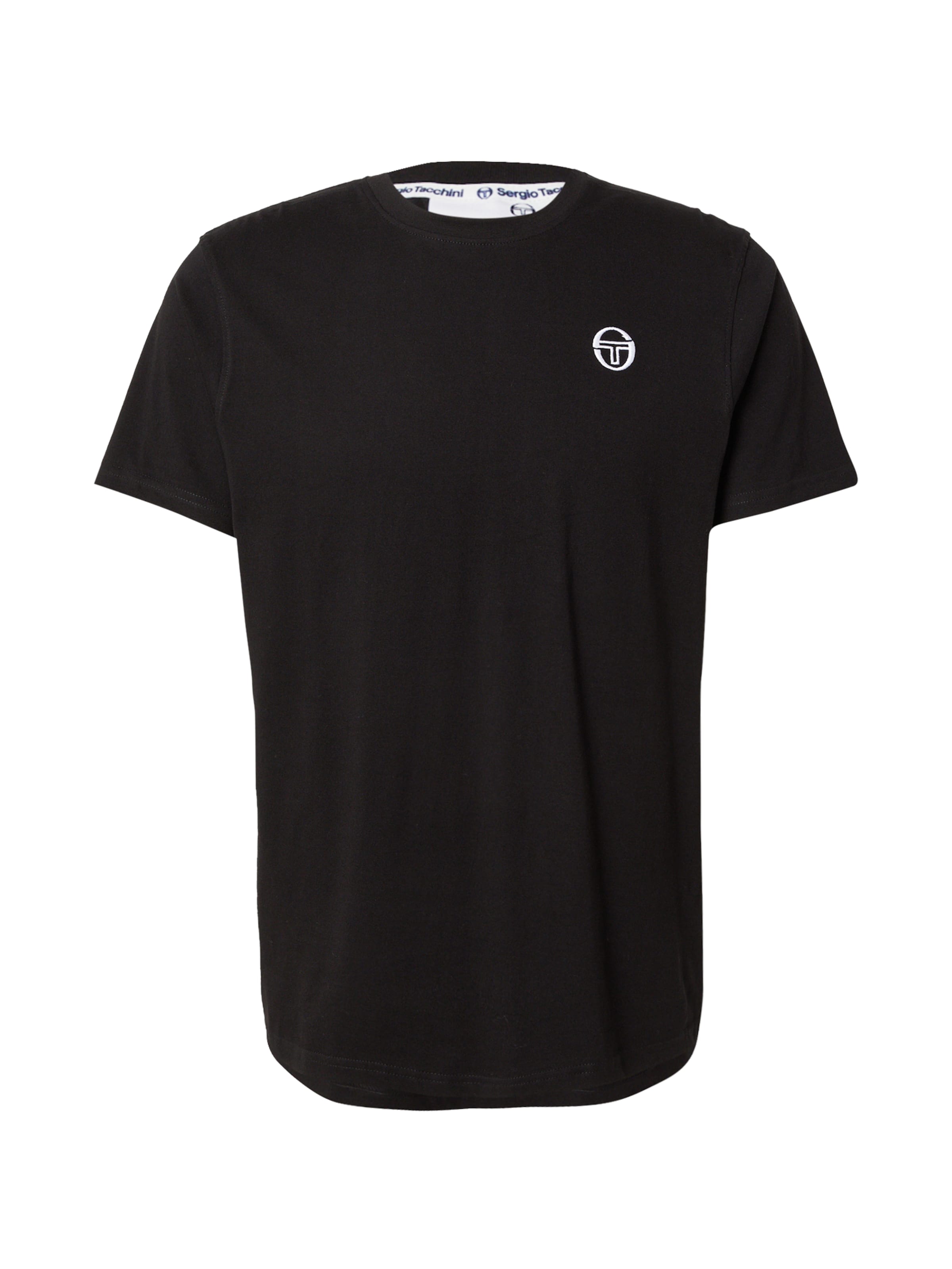 Sergio Tacchini T-shirt 'MATTIA' i svart: framsida