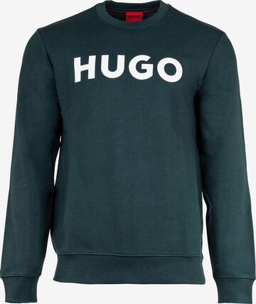 HUGO Sweatshirt 'Dem' i grön: framsida