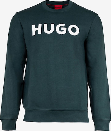 HUGO Sweatshirt 'Dem' in Green: front