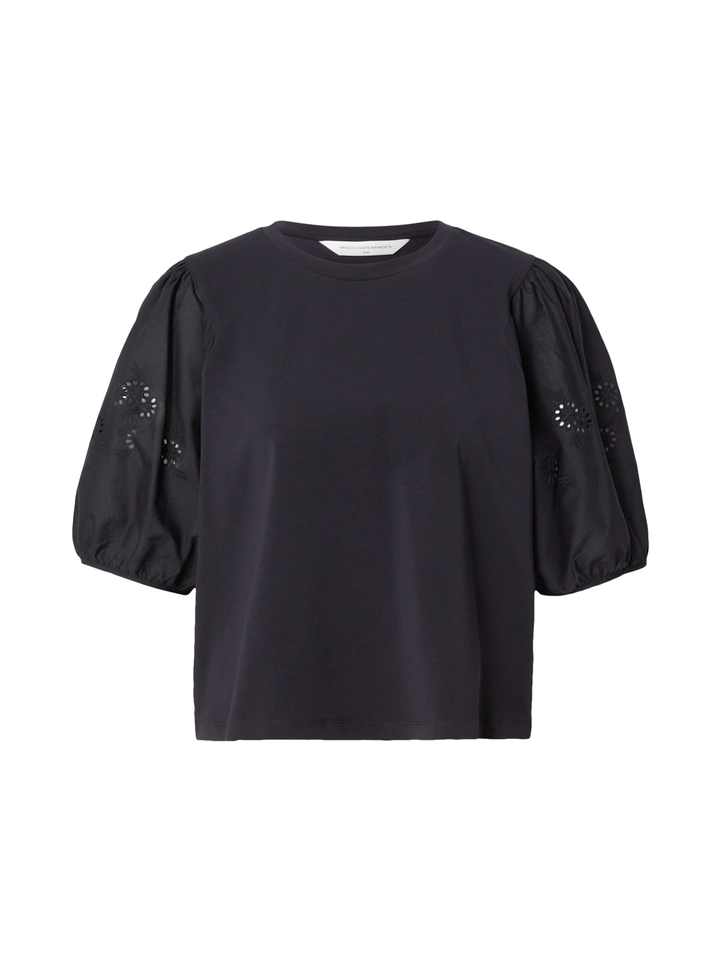 MSCH COPENHAGEN T-shirt 'Cebrina' i svart: framsida