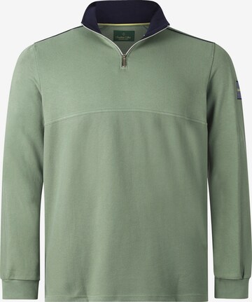 Sweat-shirt ' Earl Garveys ' Charles Colby en vert : devant