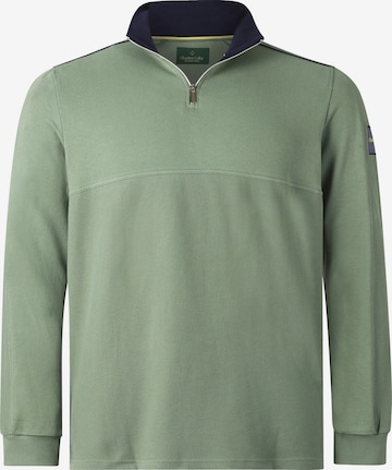 Charles Colby Sweatshirt ' Earl Garveys ' in Groen: voorkant