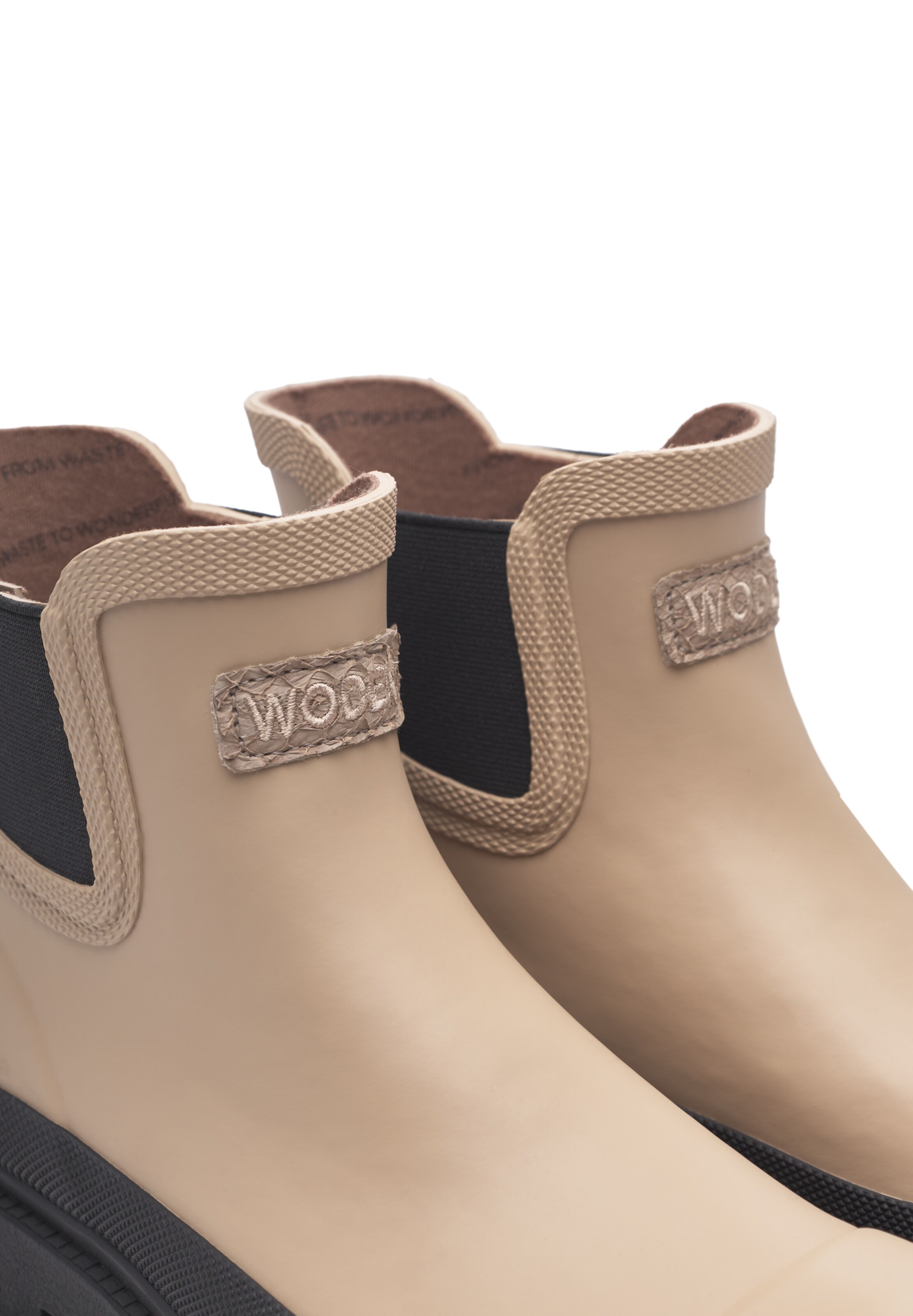 WODEN Rubber Boots 'Liv Waterproof' in Brown