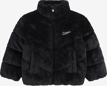Nike SportswearZimska jakna - crna boja: prednji dio