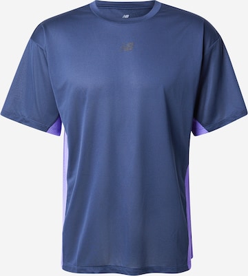 new balance Koszulka funkcyjna 'MT6116HP' w kolorze niebieski: przód