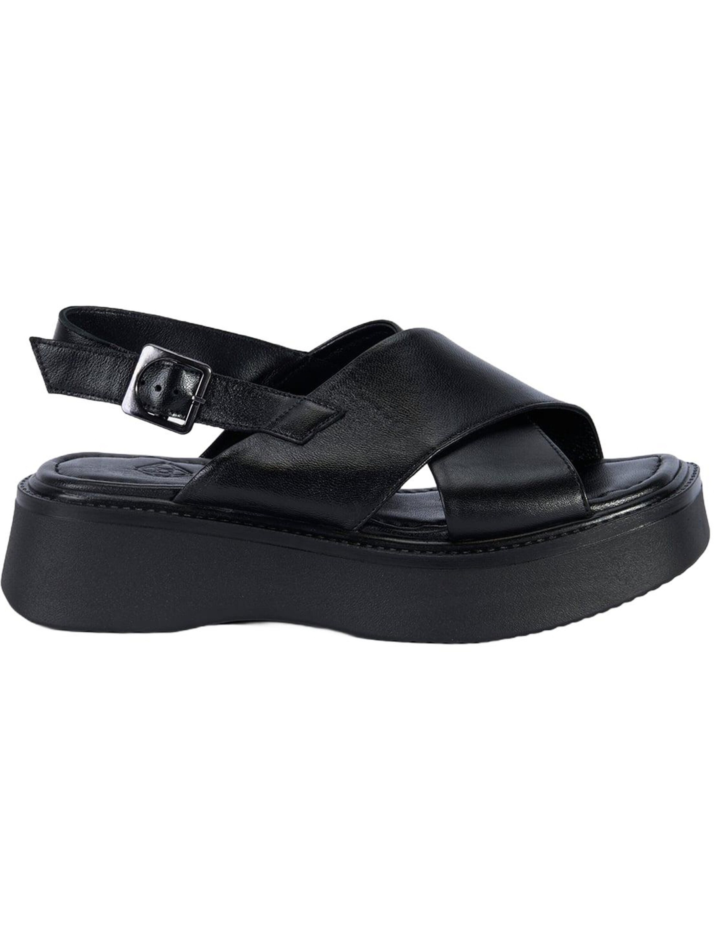 Desa - Sandalias con hebilla 'Keilsandalen' en negro