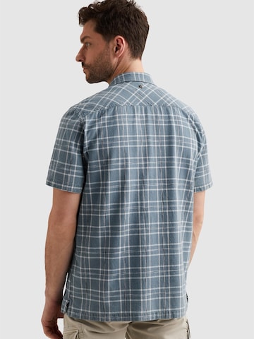 Regular fit Camicia 'Shirt with short sleeves and check pattern' di PME Legend in blu