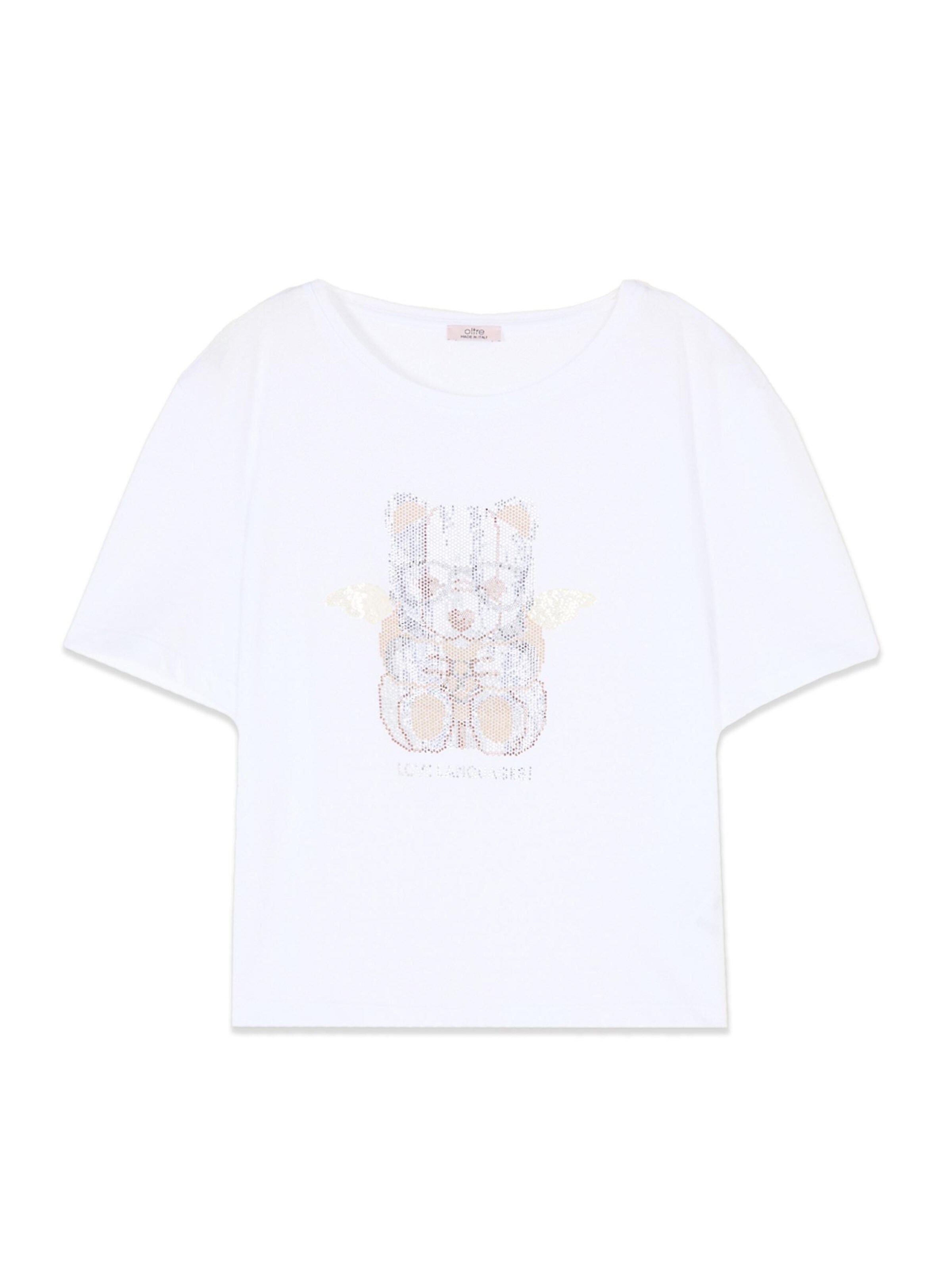 T-shirt oltre en blanc : devant