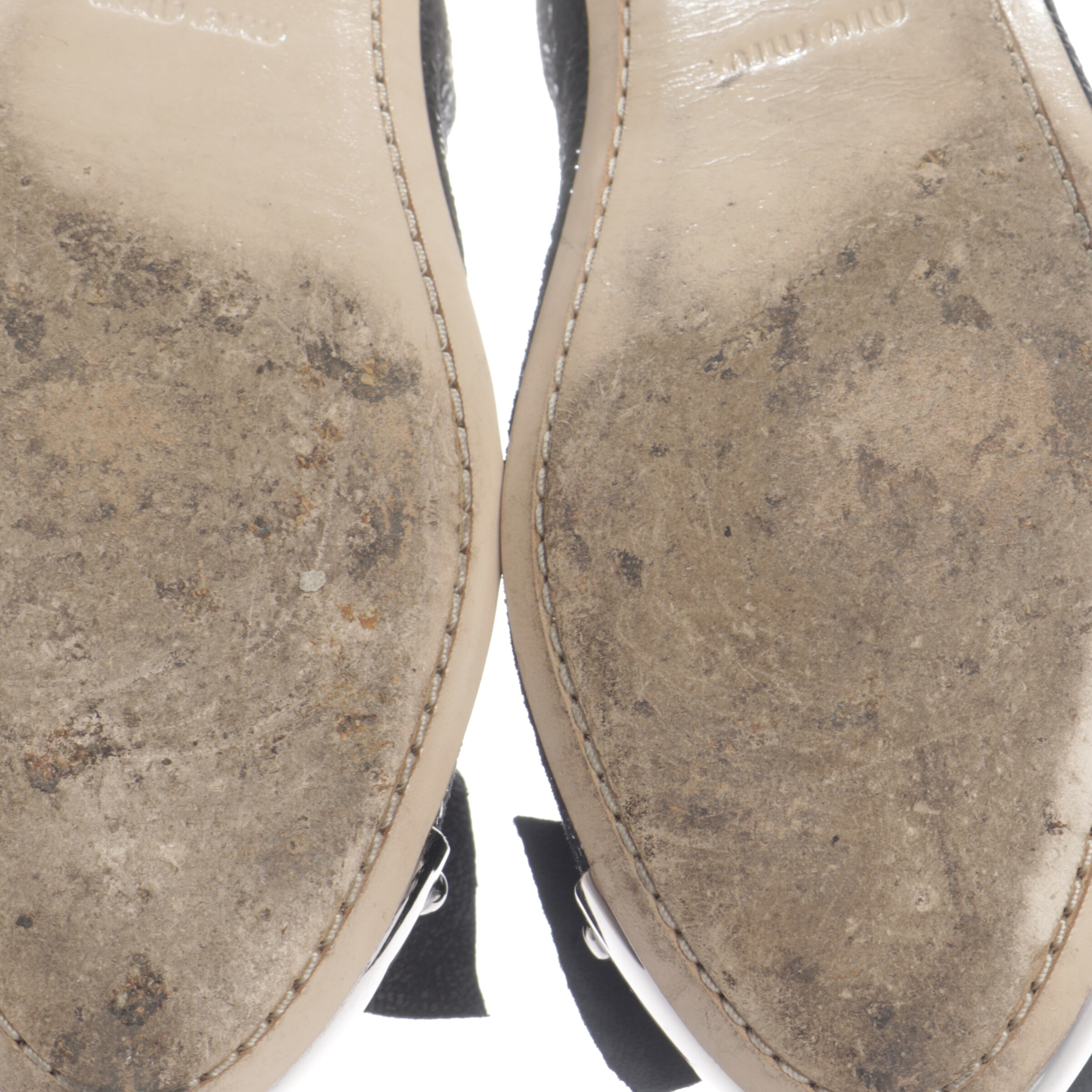 Miu Miu Flats & Loafers in 39,5 in Black