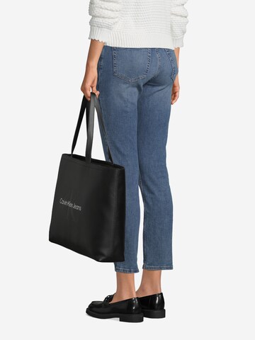 Calvin Klein Jeans - Shopper en negro