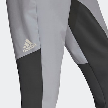 ADIDAS SPORTSWEAR Regularen Športne hlače | siva barva