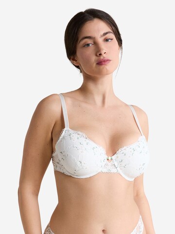 ETAM Classic Bra 'BOUQUET' in White